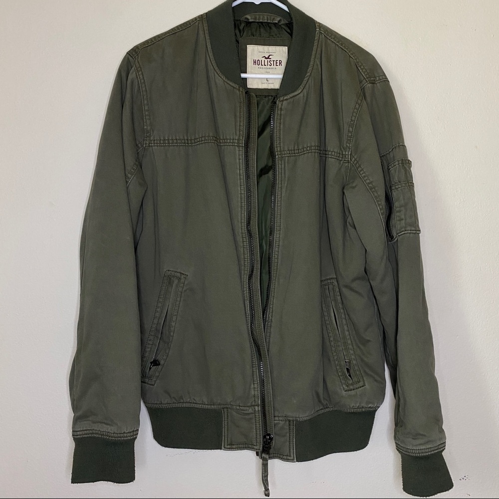 Hollister Bomber Jean Jacket